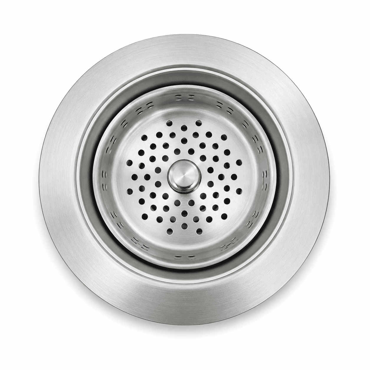 Drain-SS-02-BN ; Strainer Fits all 3 1/2" drain openings