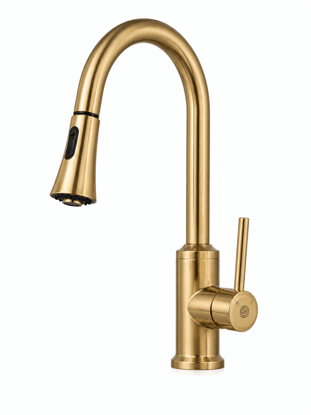 N88486-BG Single Handle Pull-Out Kitchen Faucet - Brushed Gold