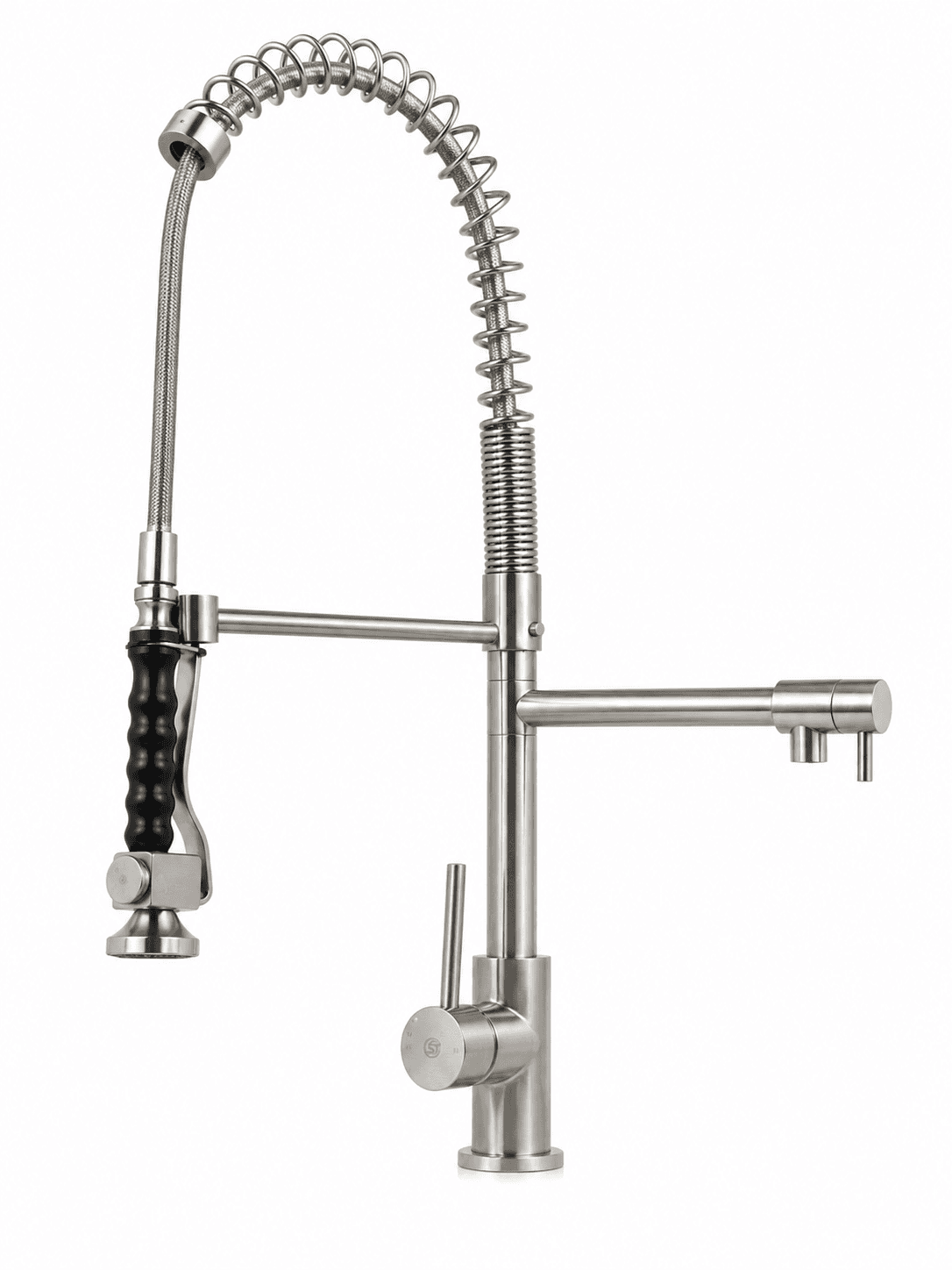 Dual Handle Pull-Out Chefs Faucet - BN