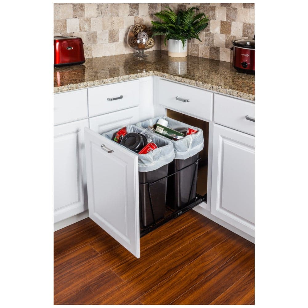 Wire Bottom-Mount Trashcan Pullout — CAN-EBM