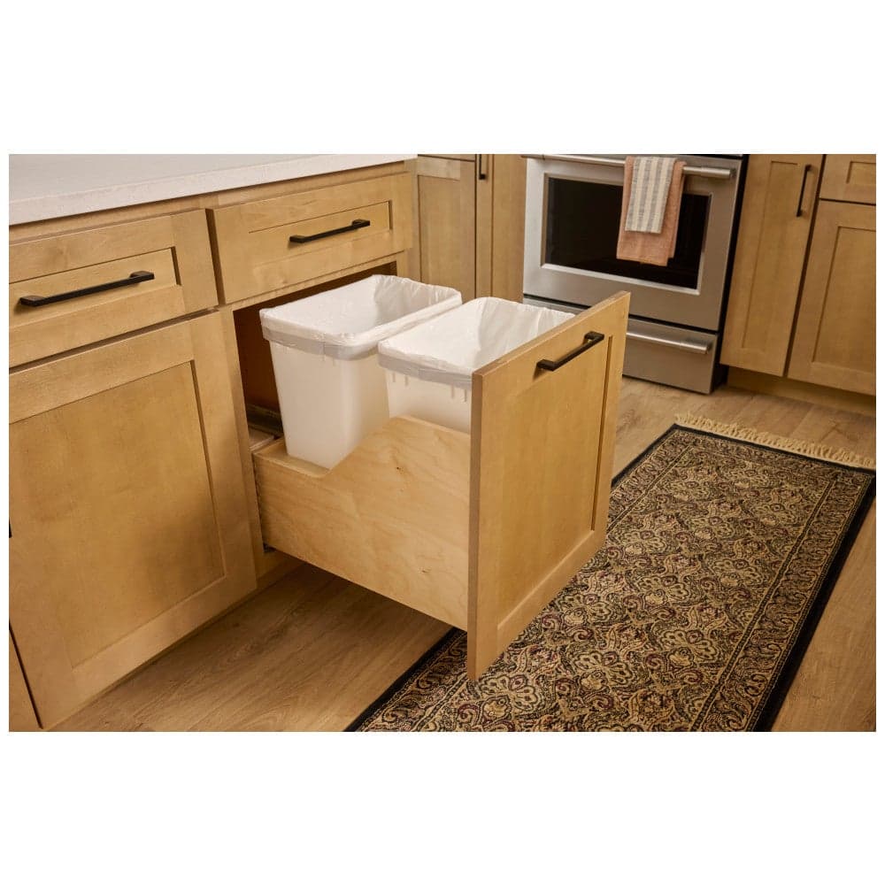 Wood Bottom-Mount Soft-Close Trashcan Pullout — CDM-WBM